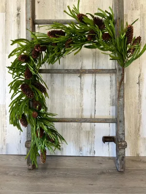 Tropical Christmas Pinecone Garland