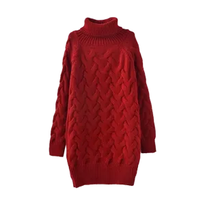 Turtleneck Knitted Pullover