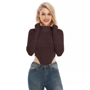 Turtleneck Long Sleeve Jumpsuits