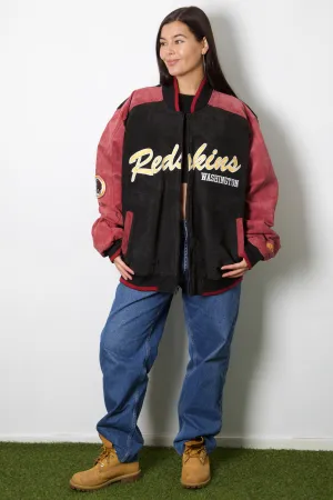 Washington Redskins NFL Suede Leather Jacket XL